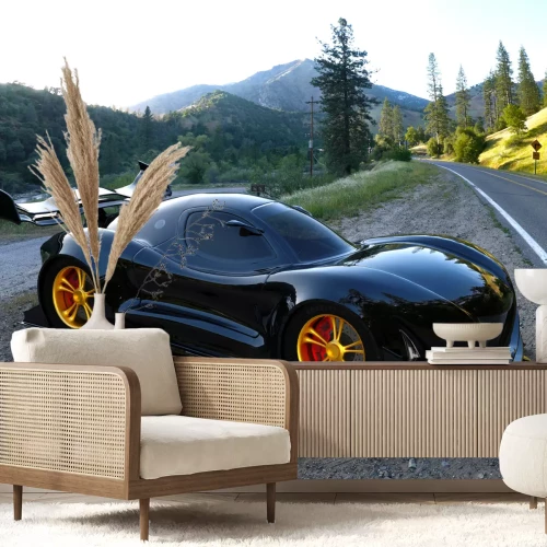 Fotobehang Sportwagen