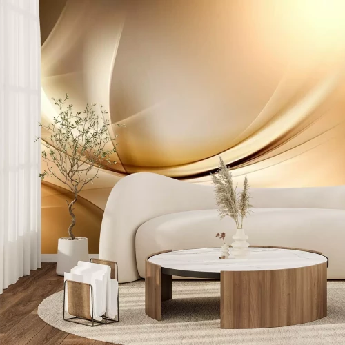 Fotobehang Oranje abstractie