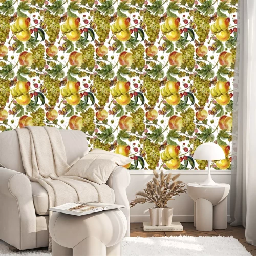 Behang Oogst van zomerfruit