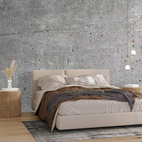 Fotobehang Grijze stenen muur