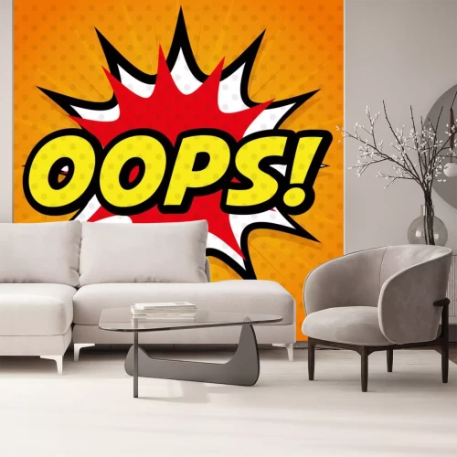 Sticker Pop art en komische ontwerp