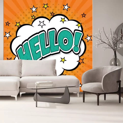 Sticker Pop art en komische ontwerp