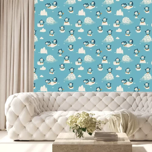 Behang Kleine pinguïns