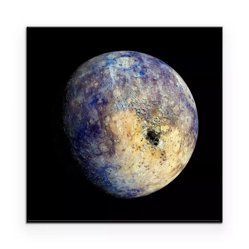 Poster Realistisch planeetoppervlak