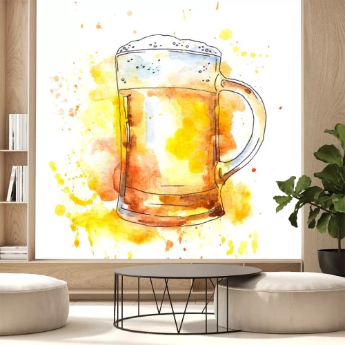 Sticker Aquarel originele stijl