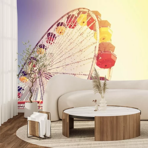 Fotobehang Reuzenrad draaimolen