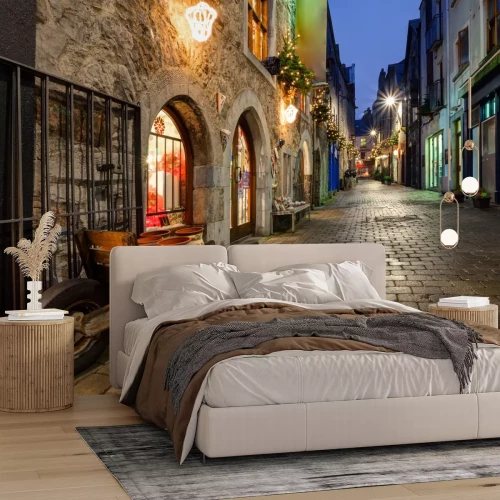 Fotobehang Stara ulica w Galway