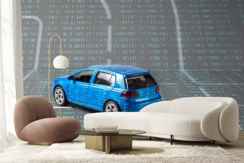 Visualisatie van het product