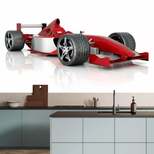 Fotobehang Uitzicht op de Ferrari-auto