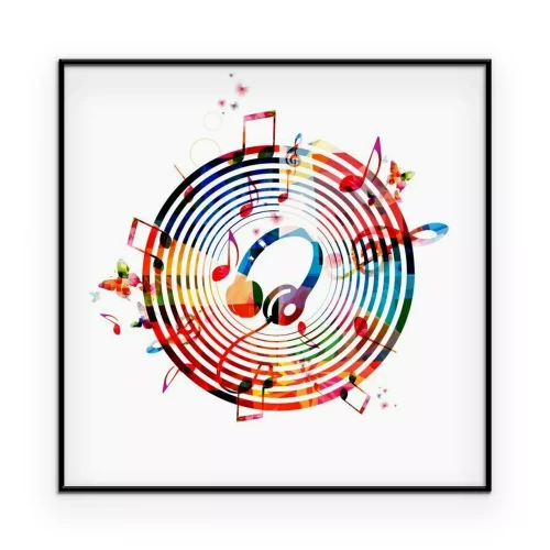 Poster Artistieke muzikale compositie