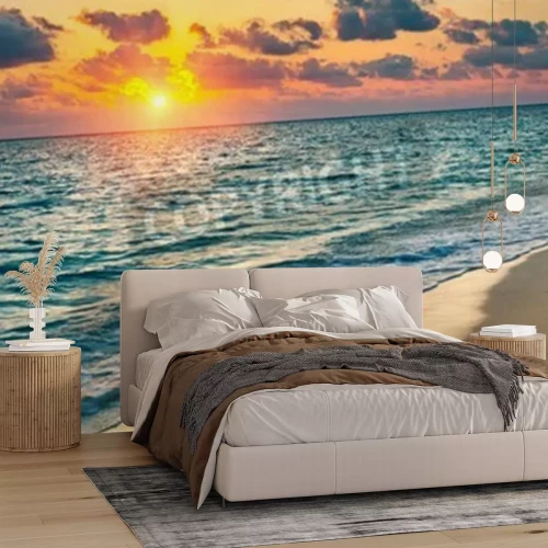 Fotobehang Zonsopgang op de Malediven