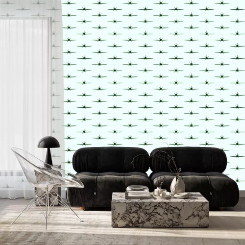 Behang Old fighter naadloze patroon achtergrond