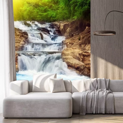 Fotobehang Waterval