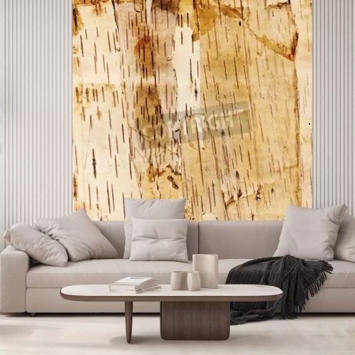 Fotobehang Berkenhout