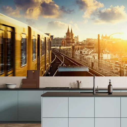 Fotobehang Schilderachtig landschap van Berlijn