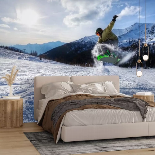 Sticker Expert Snowboarder jump