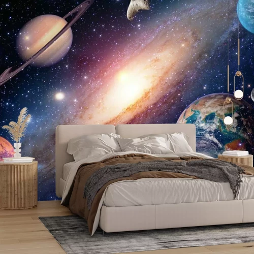 Fotobehang Aarde Maan Mars ruimteplaneten