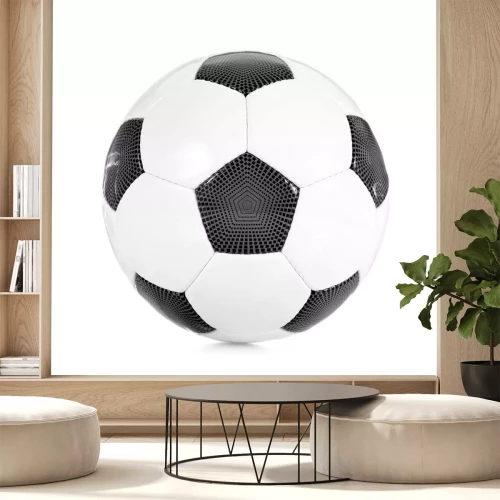 Sticker Klassischer Fußball schwarz / weiß