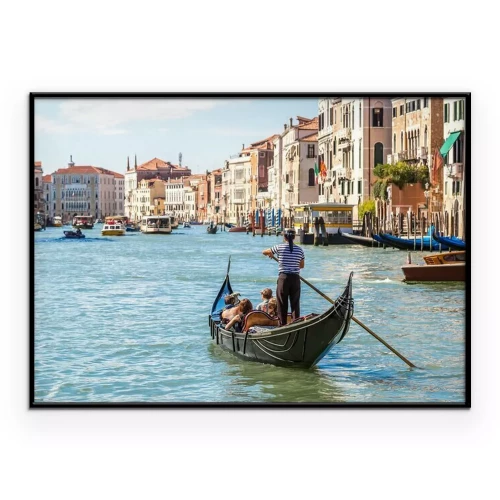 Poster Het Canal Grande met uitzicht op Venetië