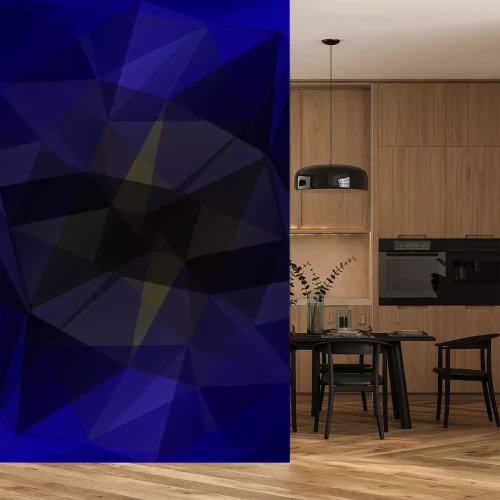 Sticker Ruimtelijke afbeeldingen in paarse kleuren