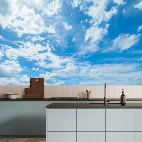 Fotobehang Lucht in panoramisch uitzicht