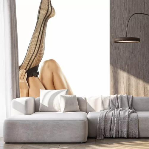 Fotobehang Erotische voorstelling van vrouwenbenen