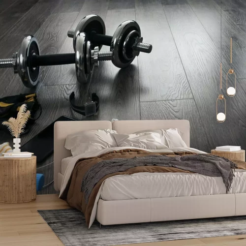 Fotobehang Fitnessapparatuur