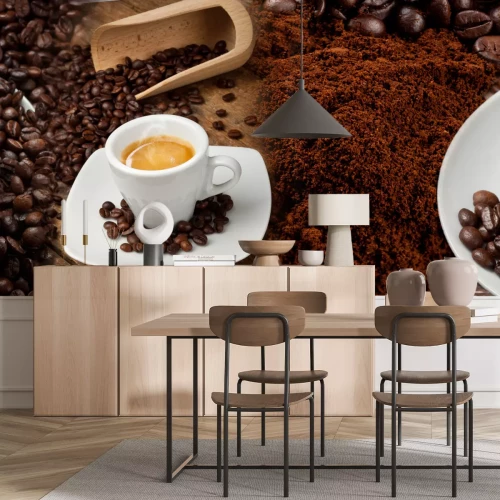 Sticker Diverse soorten koffie