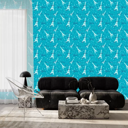 Behang Frankrijk, Parijs, Oh La La! Fashion naadloze achtergrond.