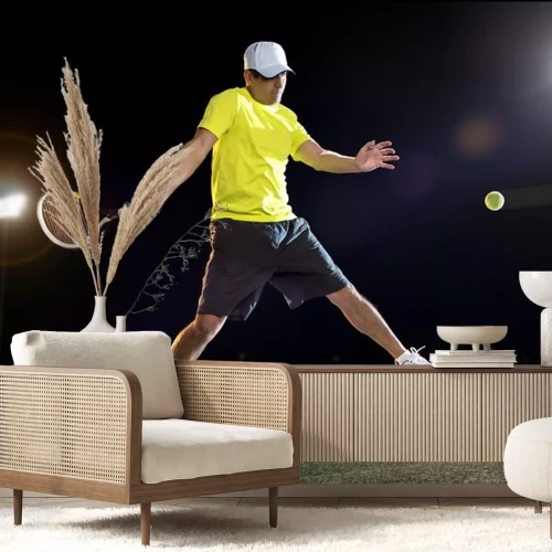 Sticker Tennisster 's nachts