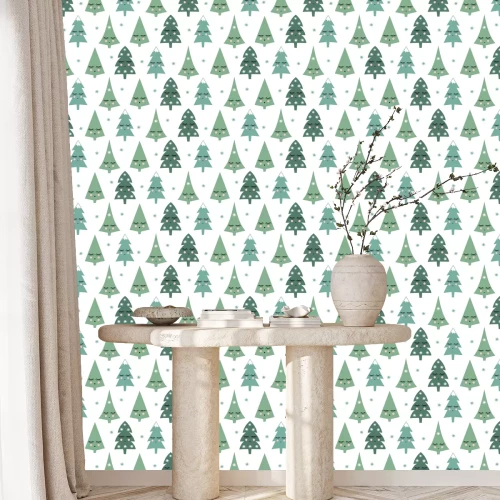 Behang Abstract bos voor kinderen