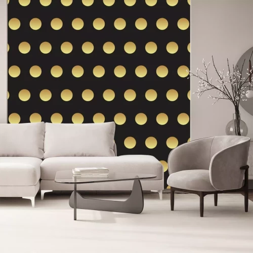 Sticker Universal vector zwart en goud naadloze patroon, tegels.