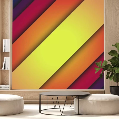 Sticker Schuine lijnen abstracte vector achtergrond