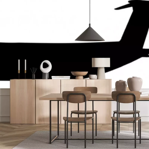 Sticker transport vliegtuig