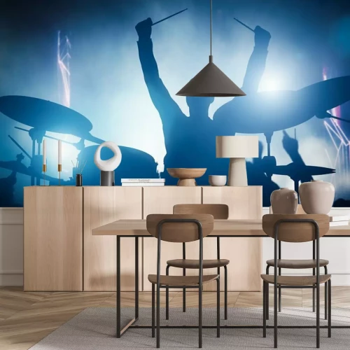 Fotobehang Rock drummer