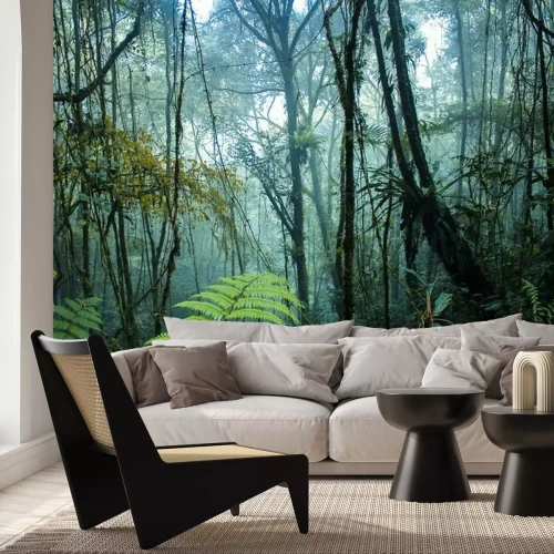 Fotobehang Dichte tropische jungle