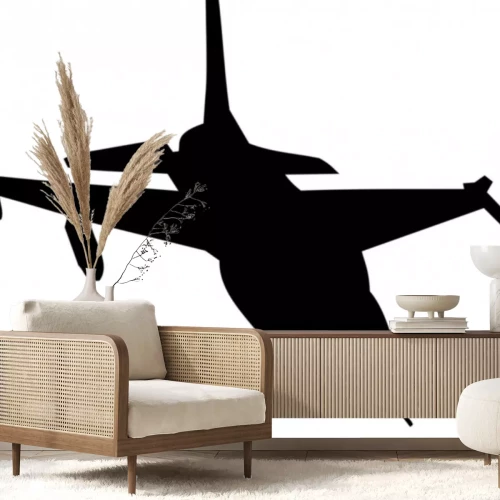 Sticker gevechtsvliegtuigen