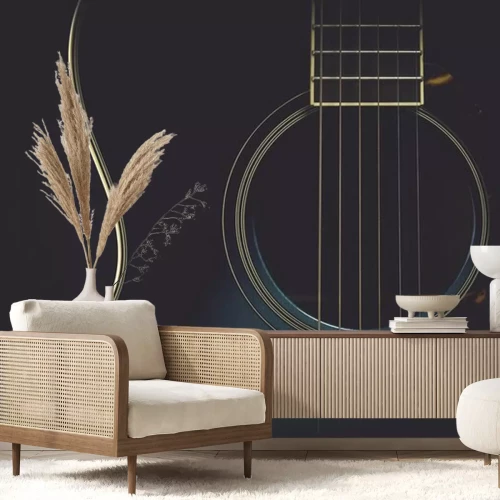 Sticker Guitar abstract