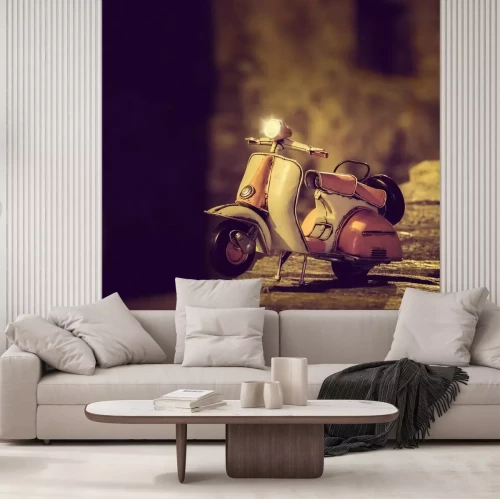 Fotobehang Klassieke Vespa-scooter