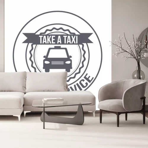 Sticker taxi service design 