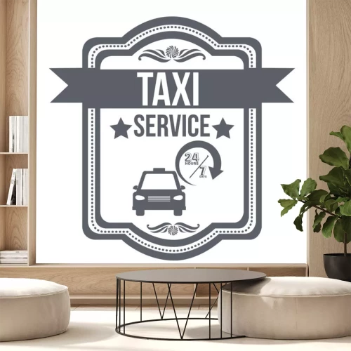 Sticker taxi service design 