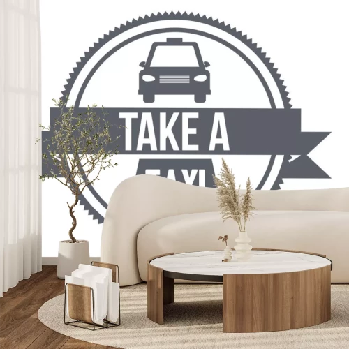 Sticker taxi service design 