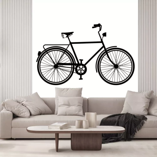 Sticker Minimalistische fiets