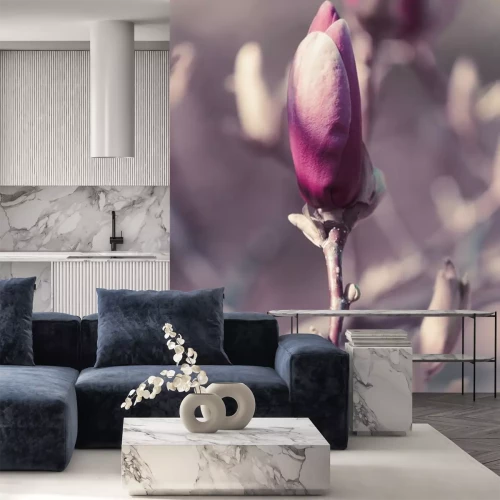 Sticker Een enkele magnoliaknop