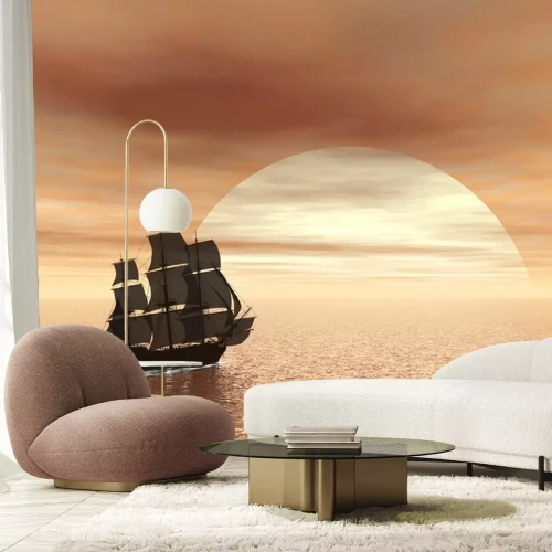 Sticker Oud schip HSM Victory - 3D render