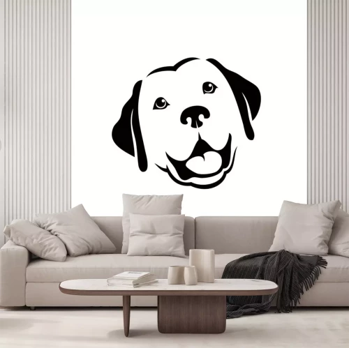 Sticker Labrador retriever dog 