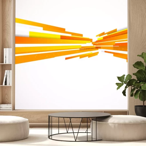 Sticker Oranje achtergrond vector