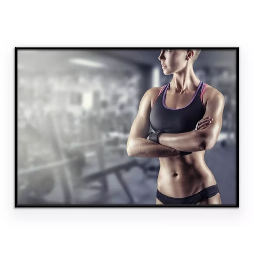 Poster Atletisch meisje