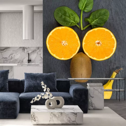 Sticker Banaan lachend gezicht