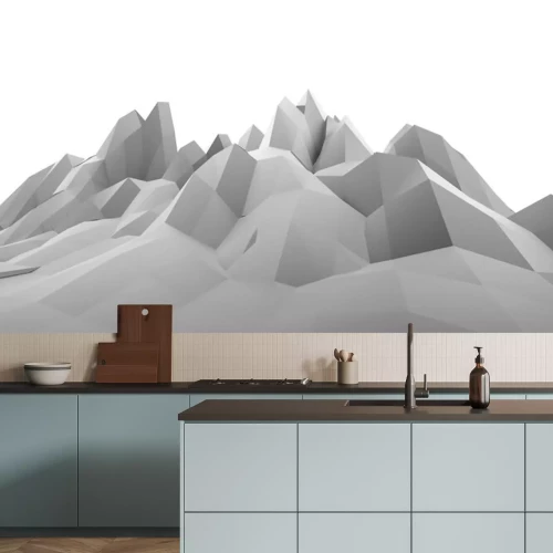 Sticker Mountain abstract begrip gerenderd